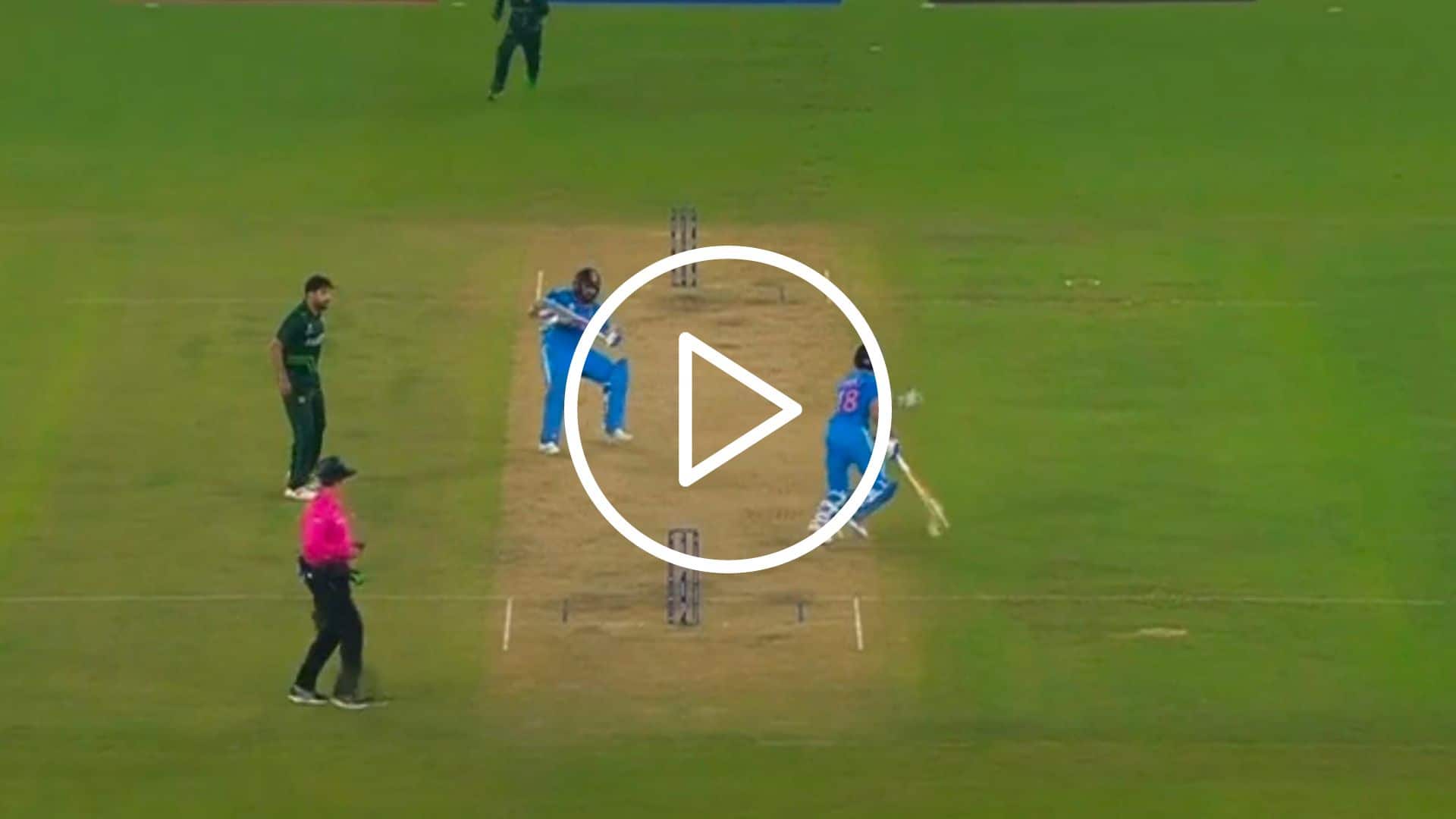 [Watch] Rohit Sharma, Virat Kohli Increase Heart Rate With Mix-Up In IND vs PAK